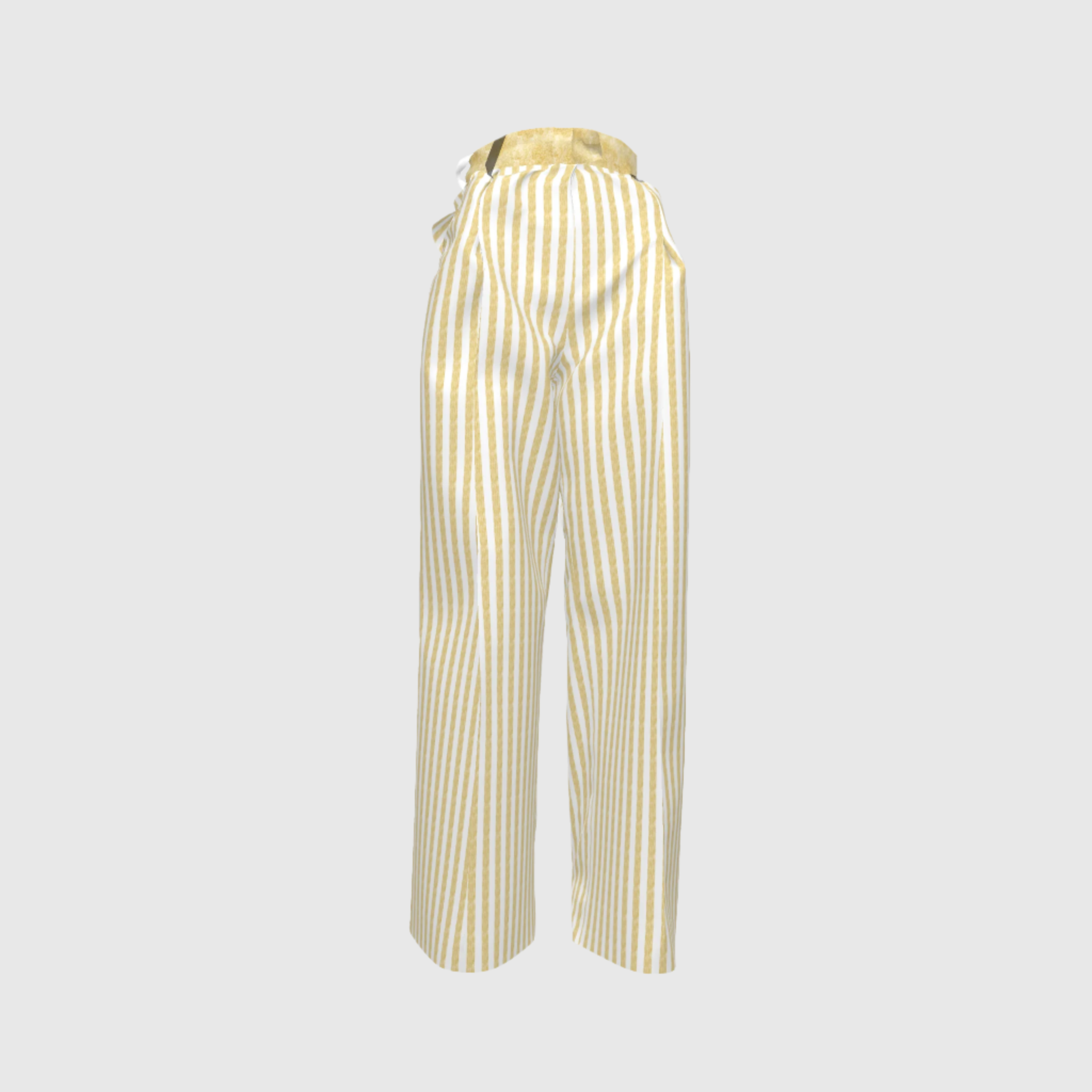 Abrazos Que Valen Oro Striped Wide Leg Pants