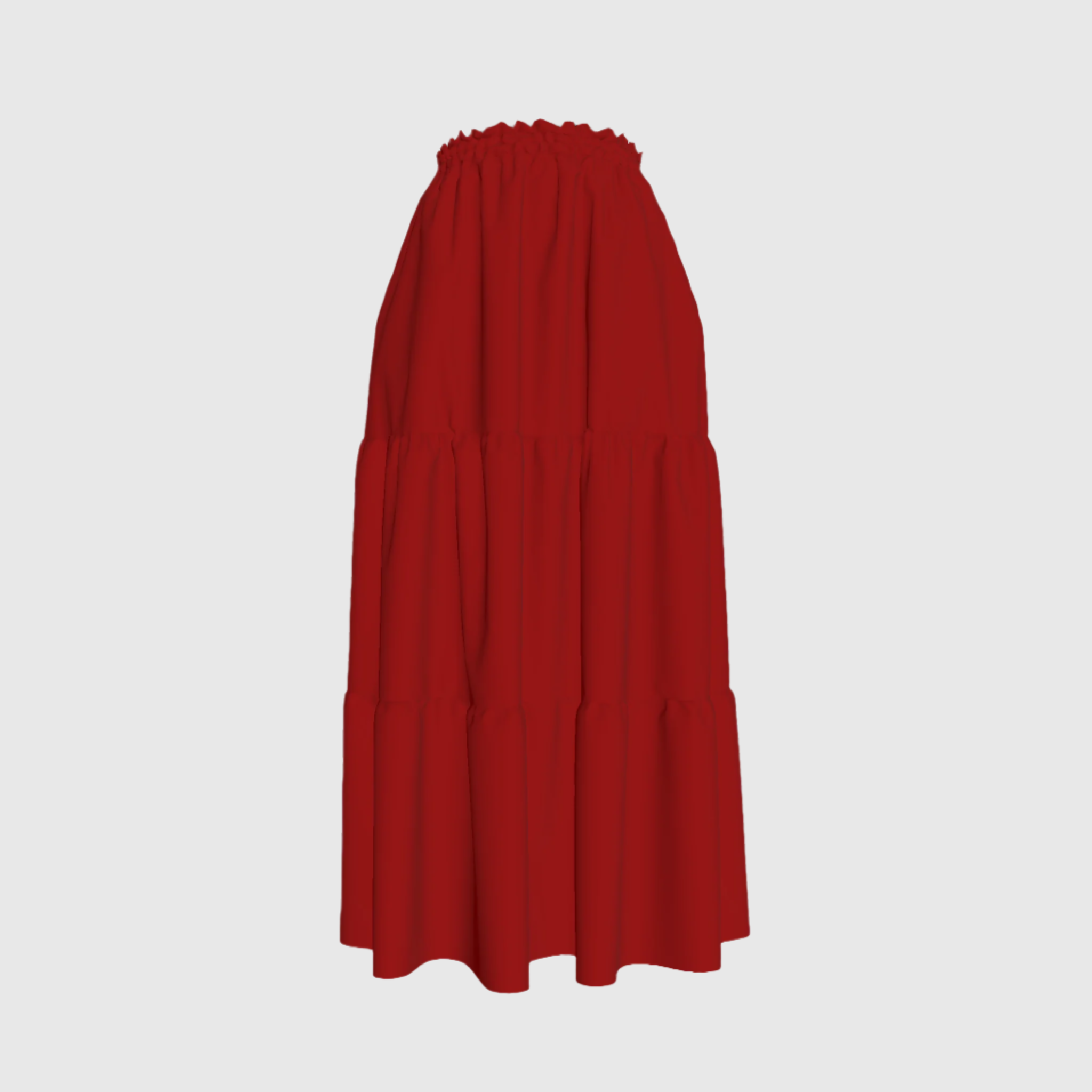 Abrazos Rojos Prairie Skirt