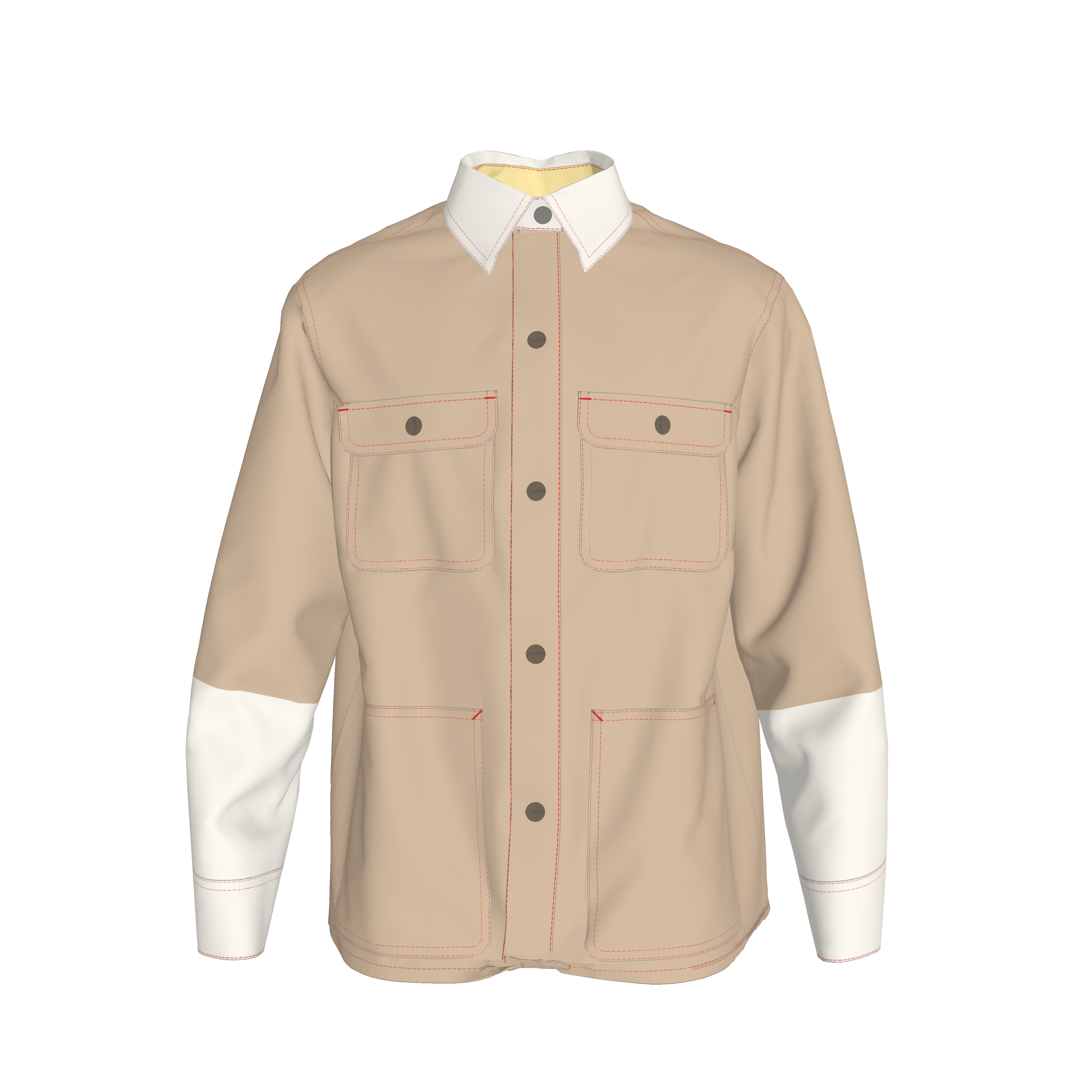 Chore Coat - Golden Mocha, Duo Light Jacket in Heavy Stretch Cotton Canvas