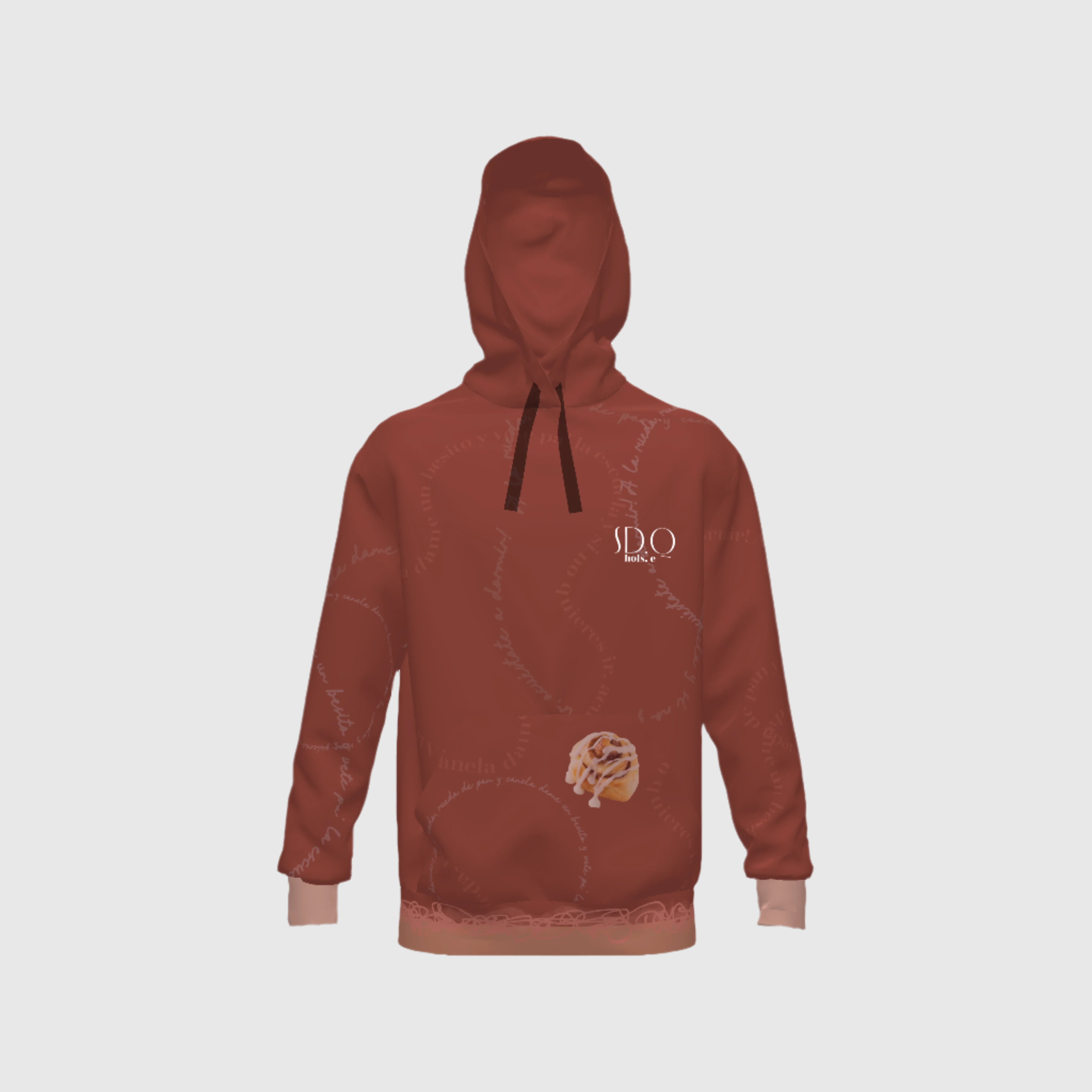 Rueda Rueda Brown Hoodie