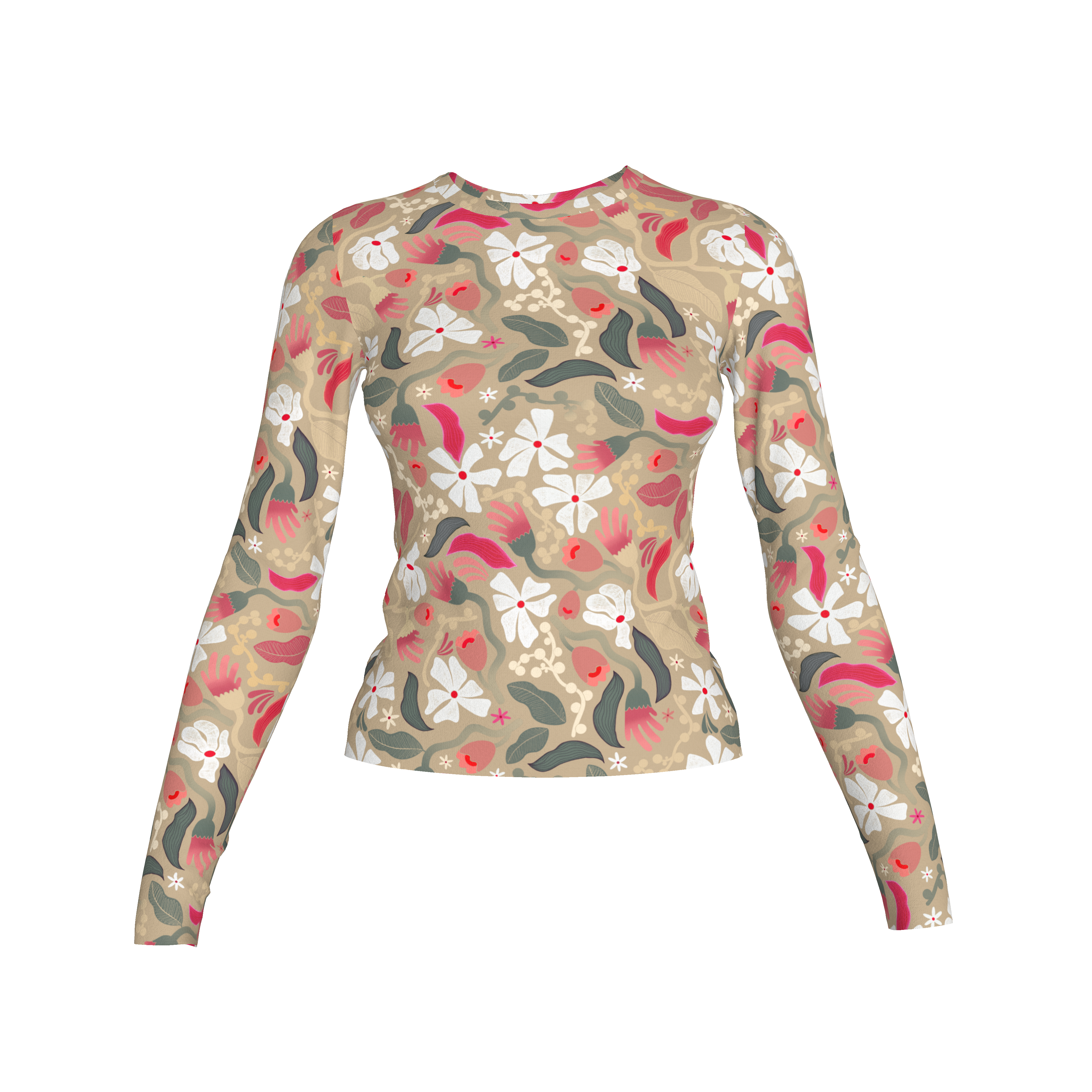 Toasted Flowers Long Sleeve