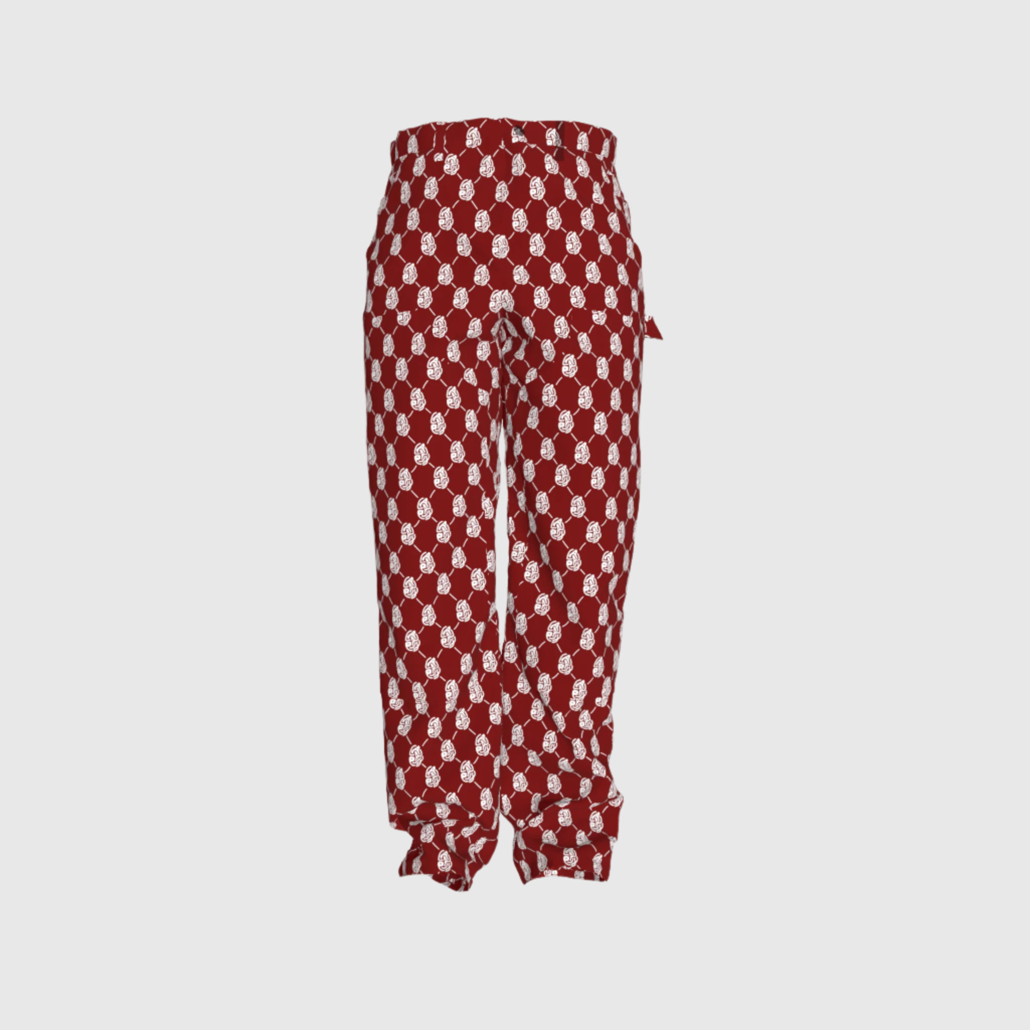 Lapaix ID Double Front Pants in Red