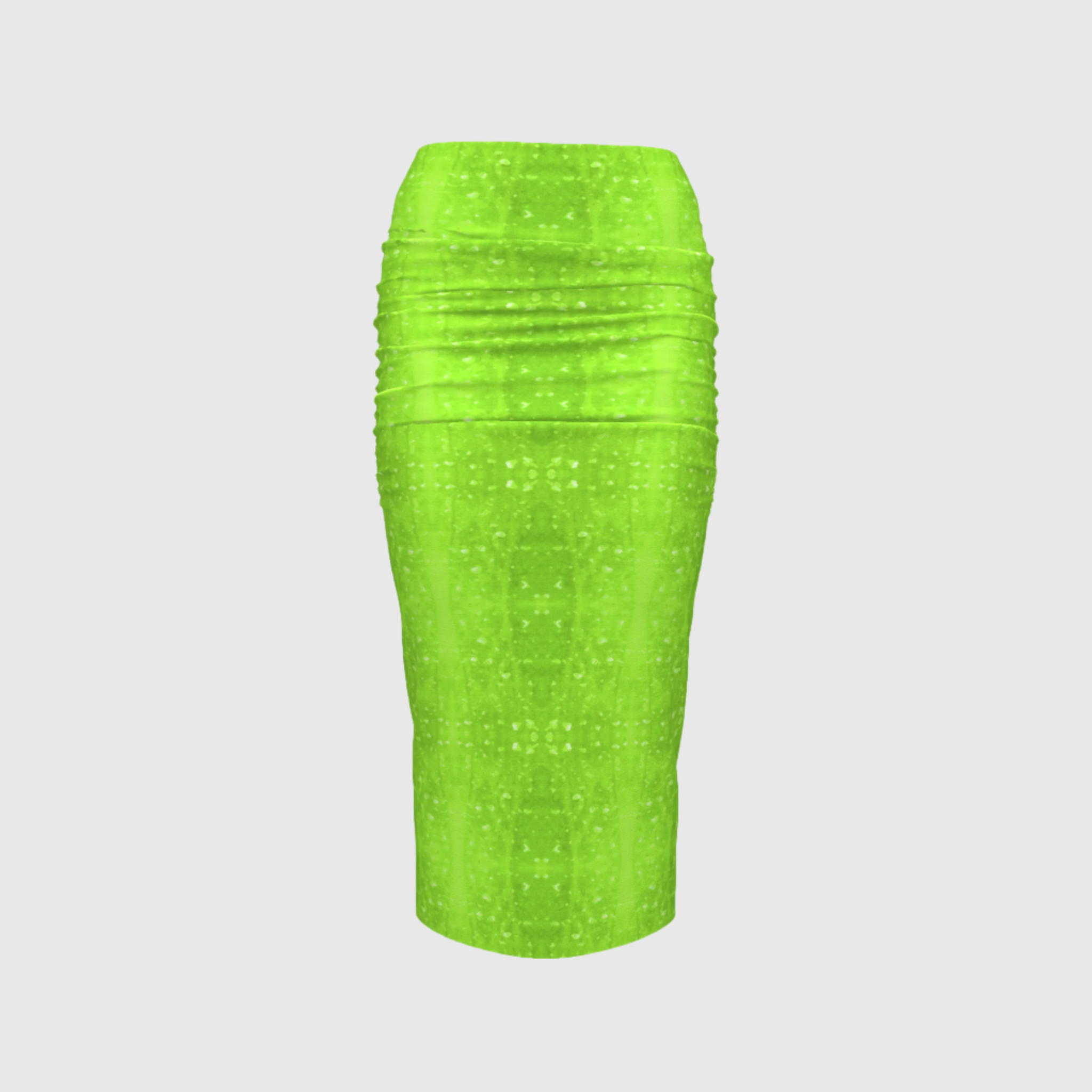 Midi Skirt - Acid Green