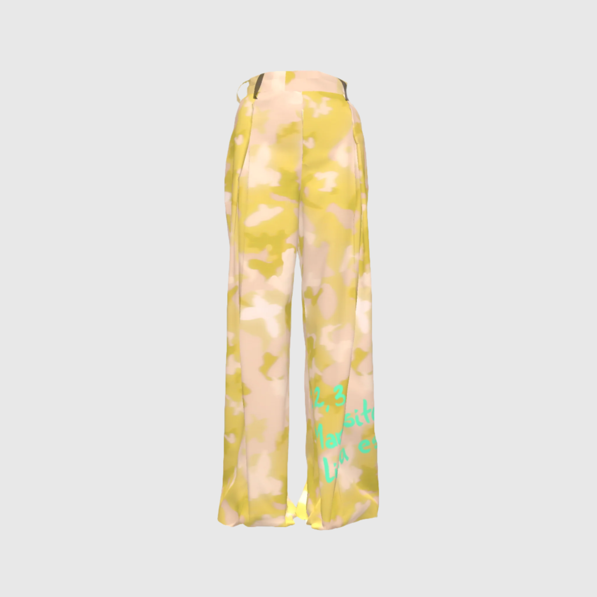 123 Mariposita Pleated Pants