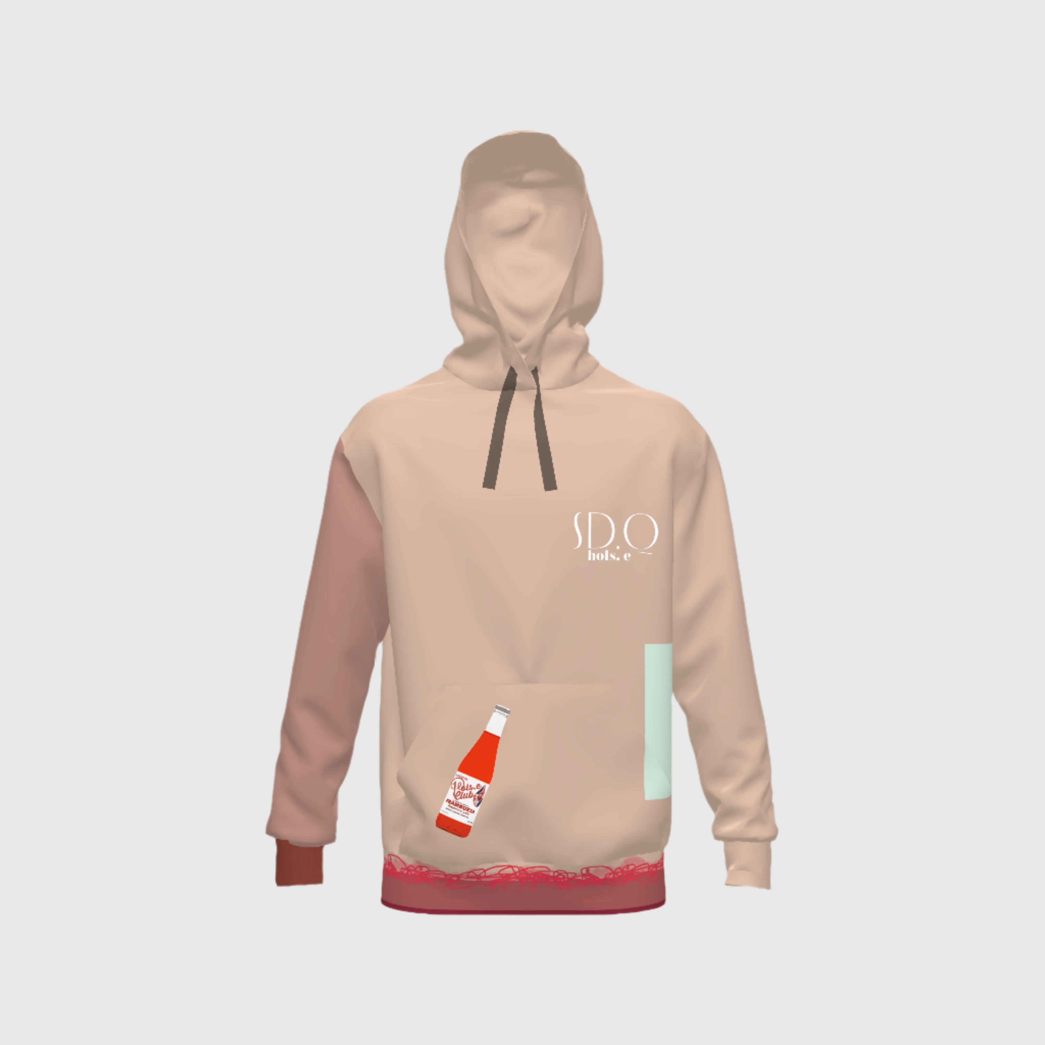 Club Rasberry Hoodie