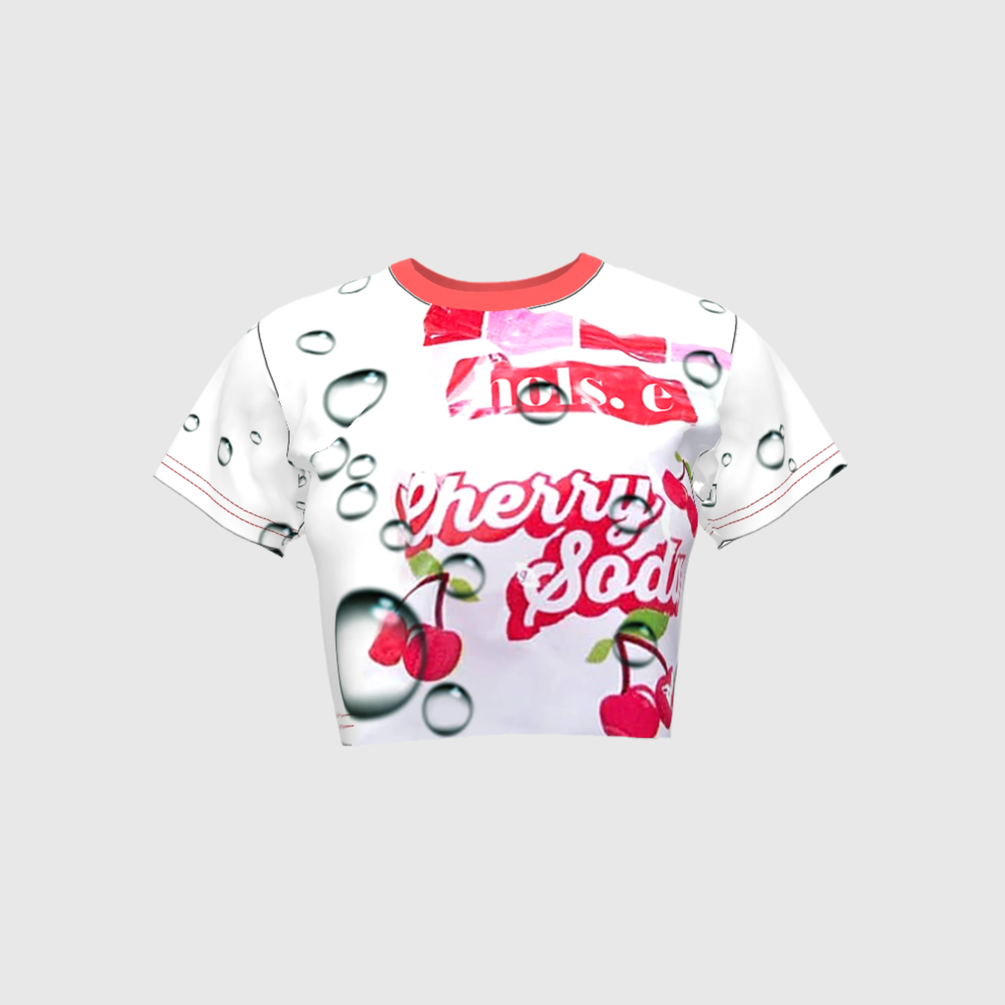 Cherry Soda Cropped T-Shirt