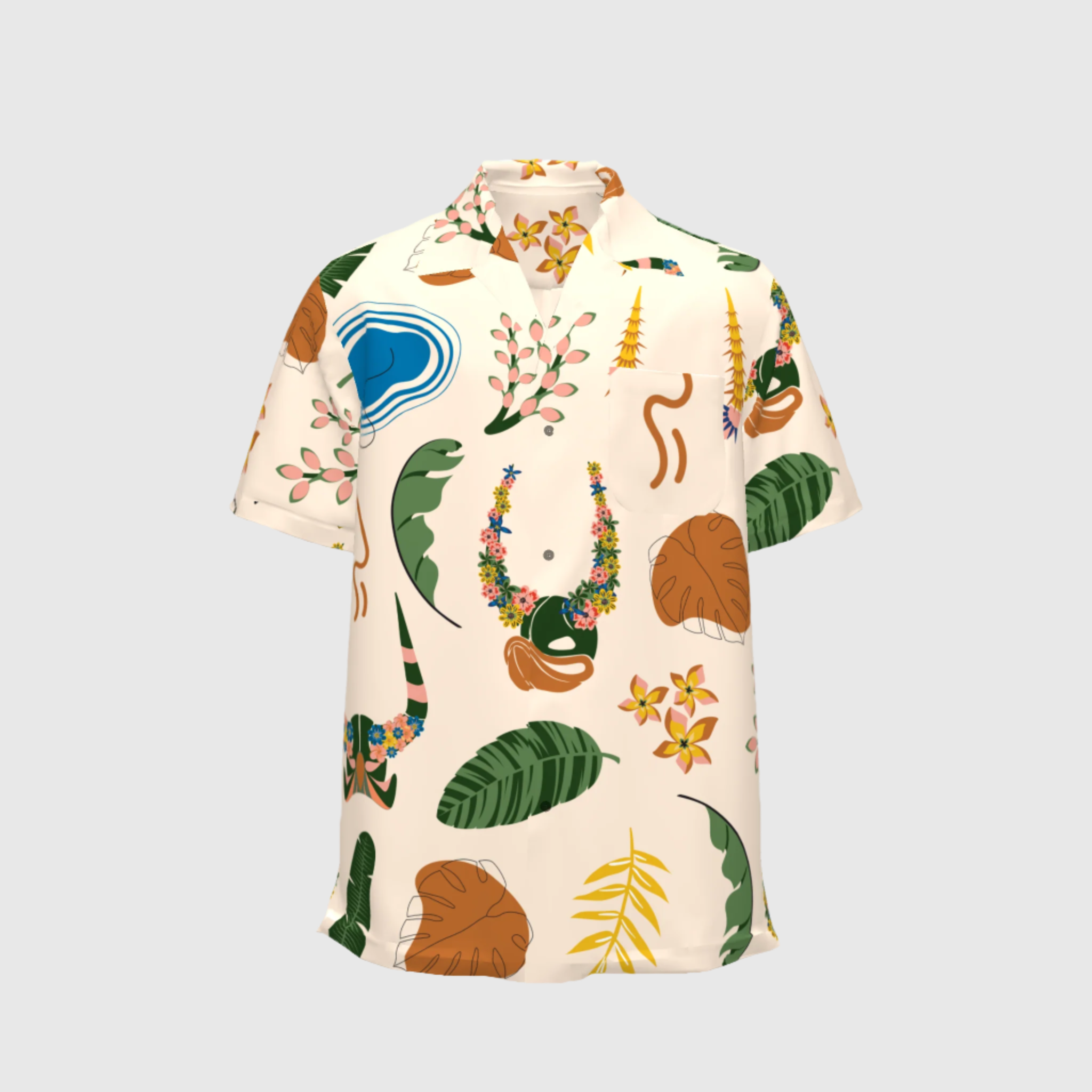 Luca Shirt | Carnaval print