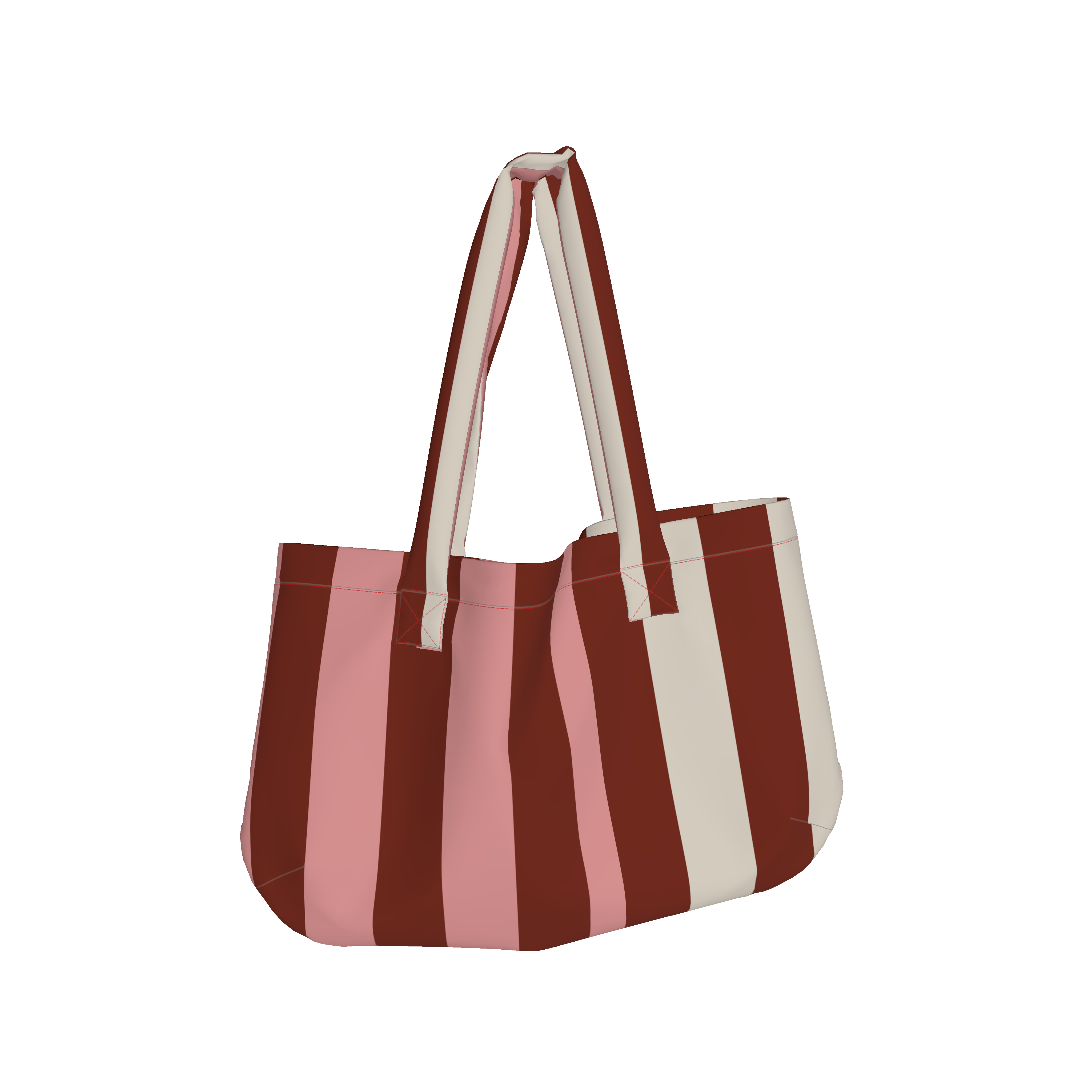 Funky Stripes Large Tote Bag