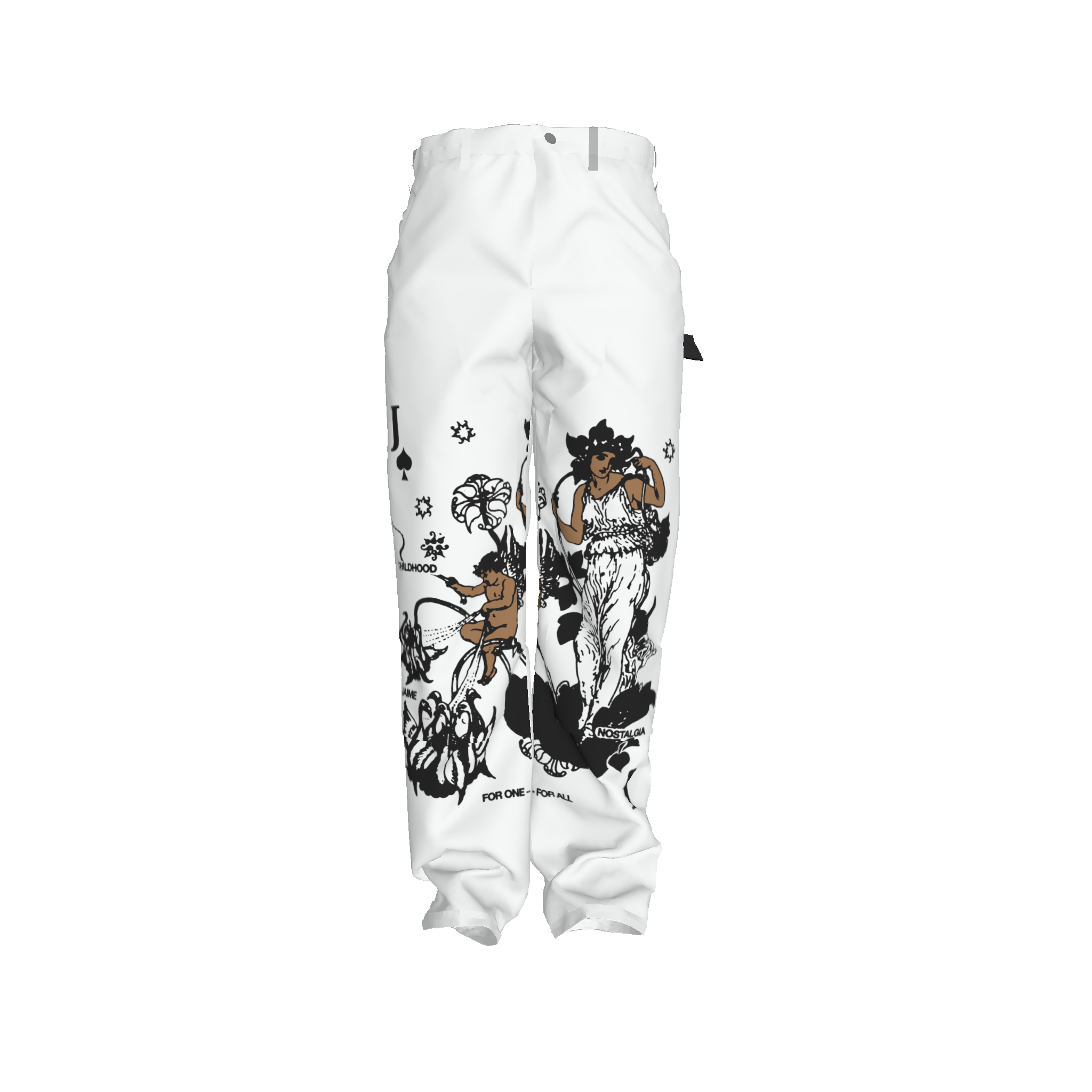 'Madonna & Child' Utility Double Knee Pant