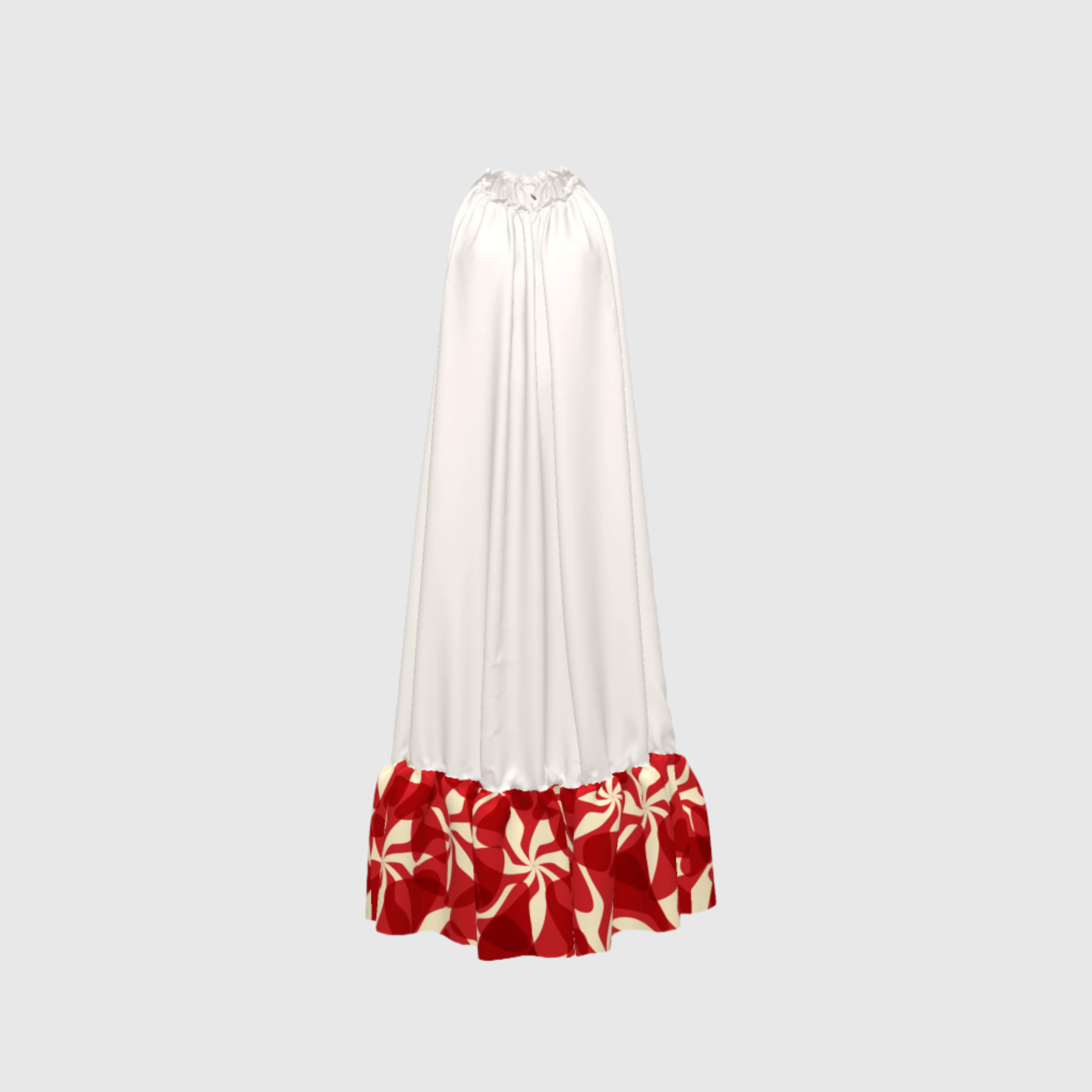 Flor de Pascua - Maxi Drawstring Dress