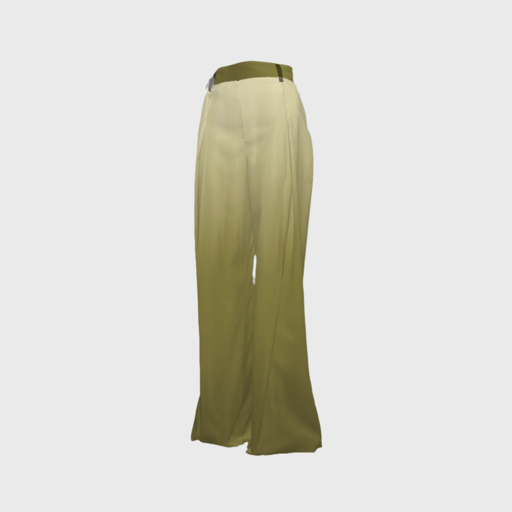 Long Verdemente Pleated Pant