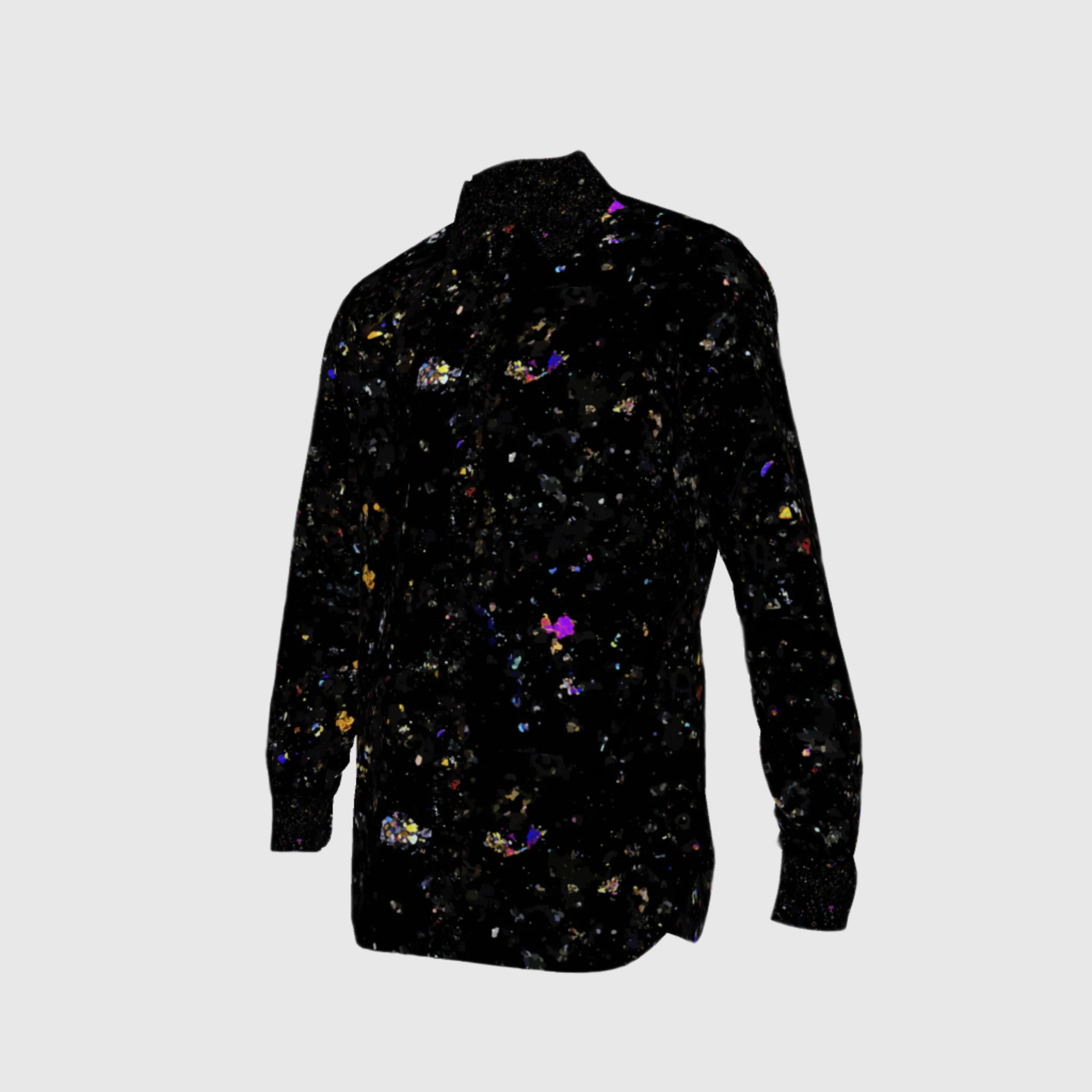 Long Sleeve Cosmic Glitter Shirt