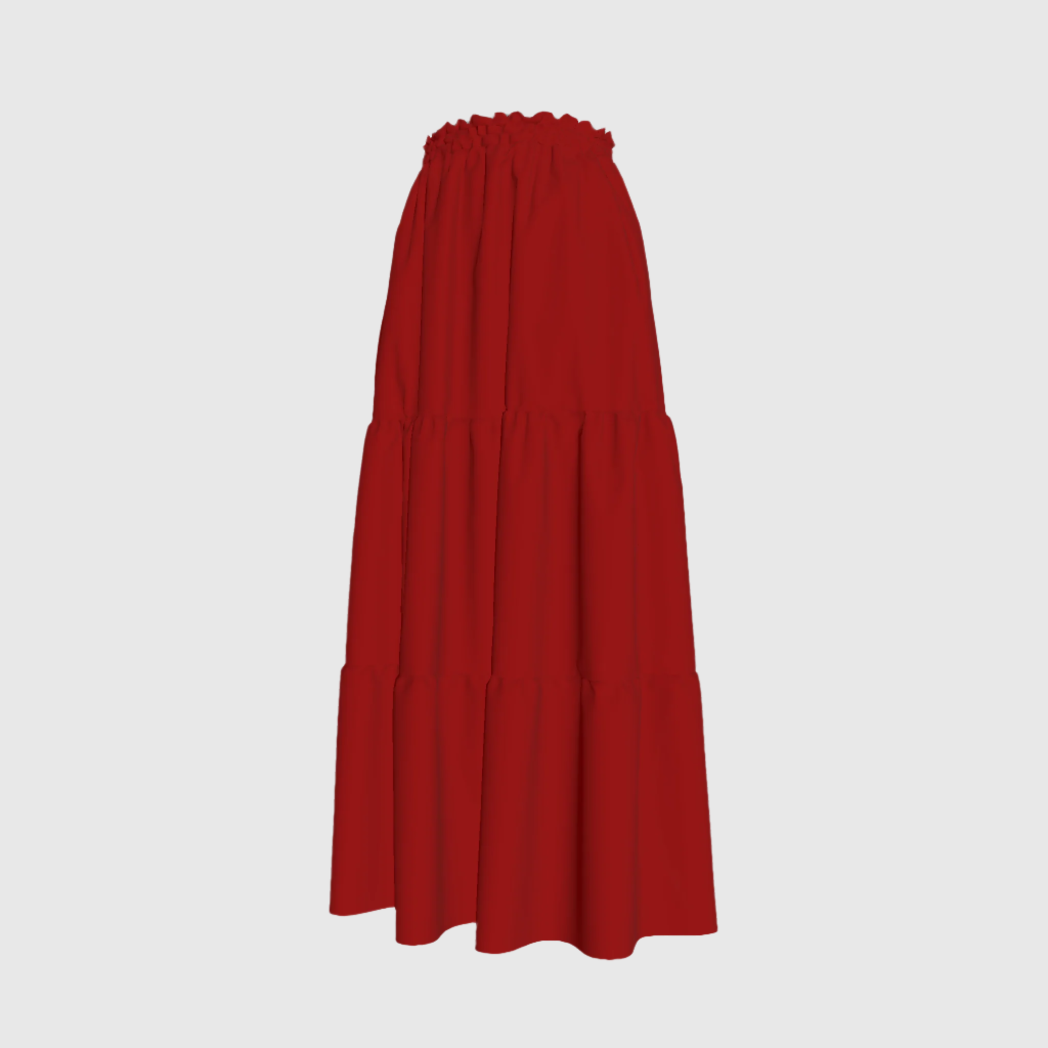 Abrazos Rojos Prairie Skirt