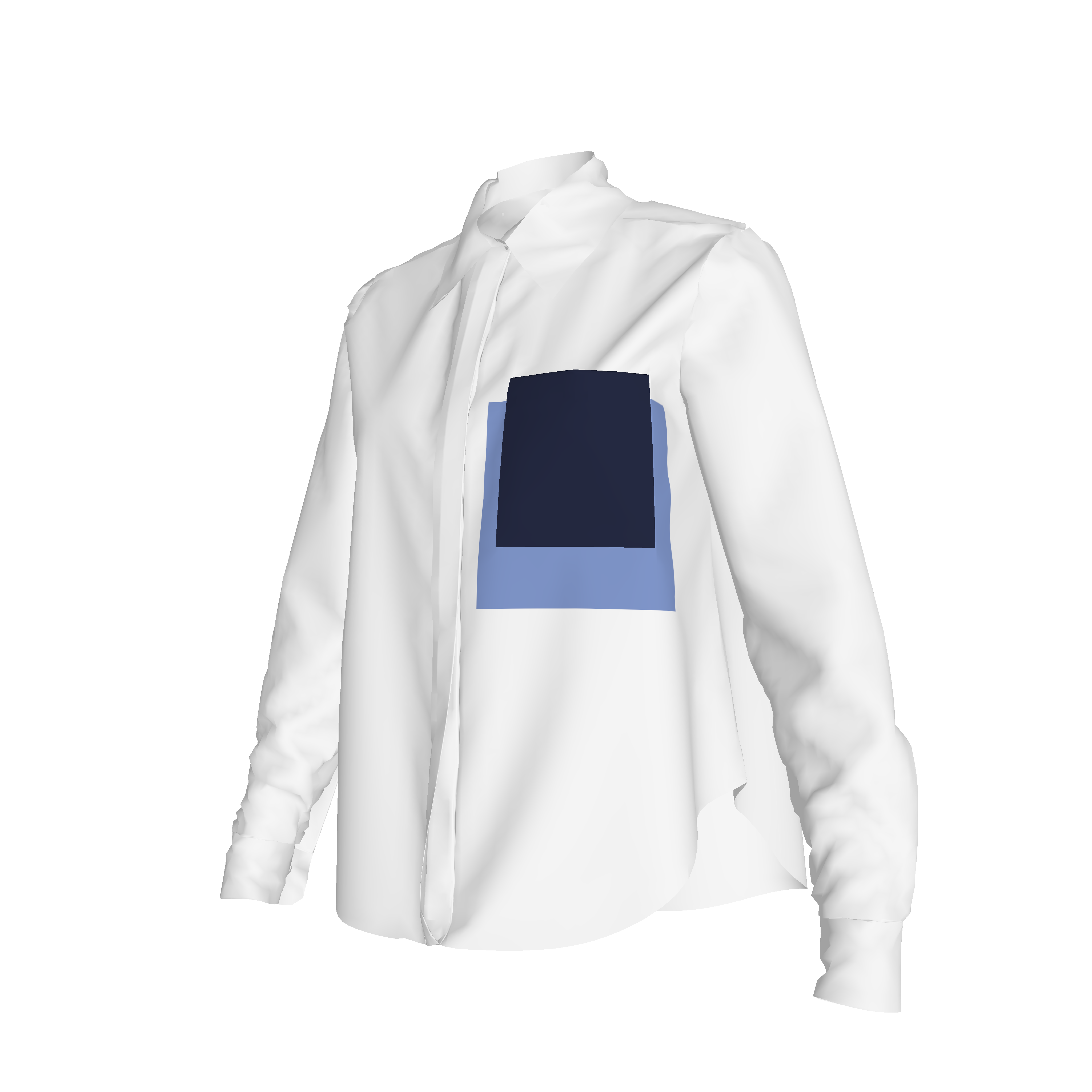 Women's tailored boyfriend fit Shirt 2024 - White  Blue Boyfriend Women Shirt in Light Weight Cotton.