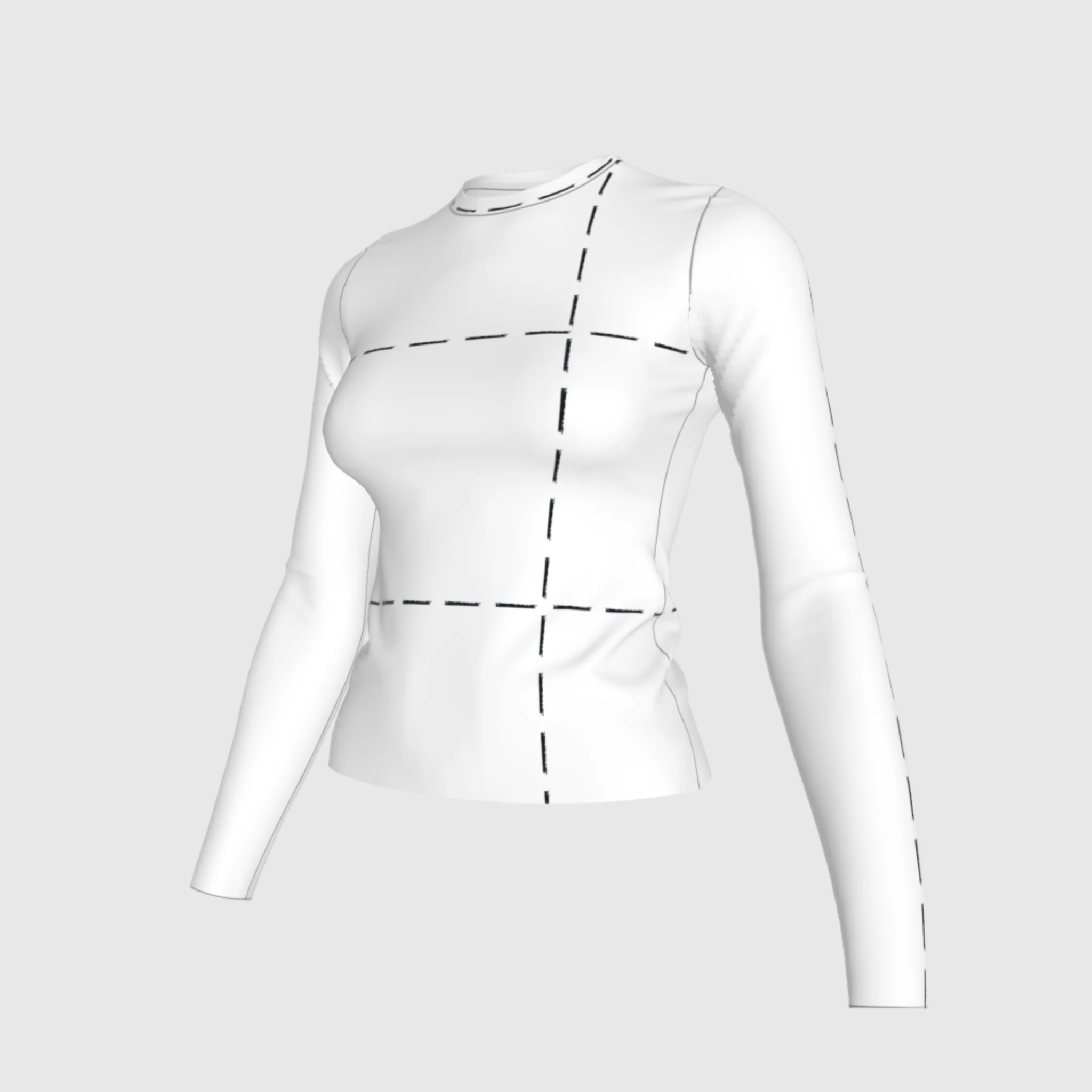 Lapaix Essentials Stitch Top in White