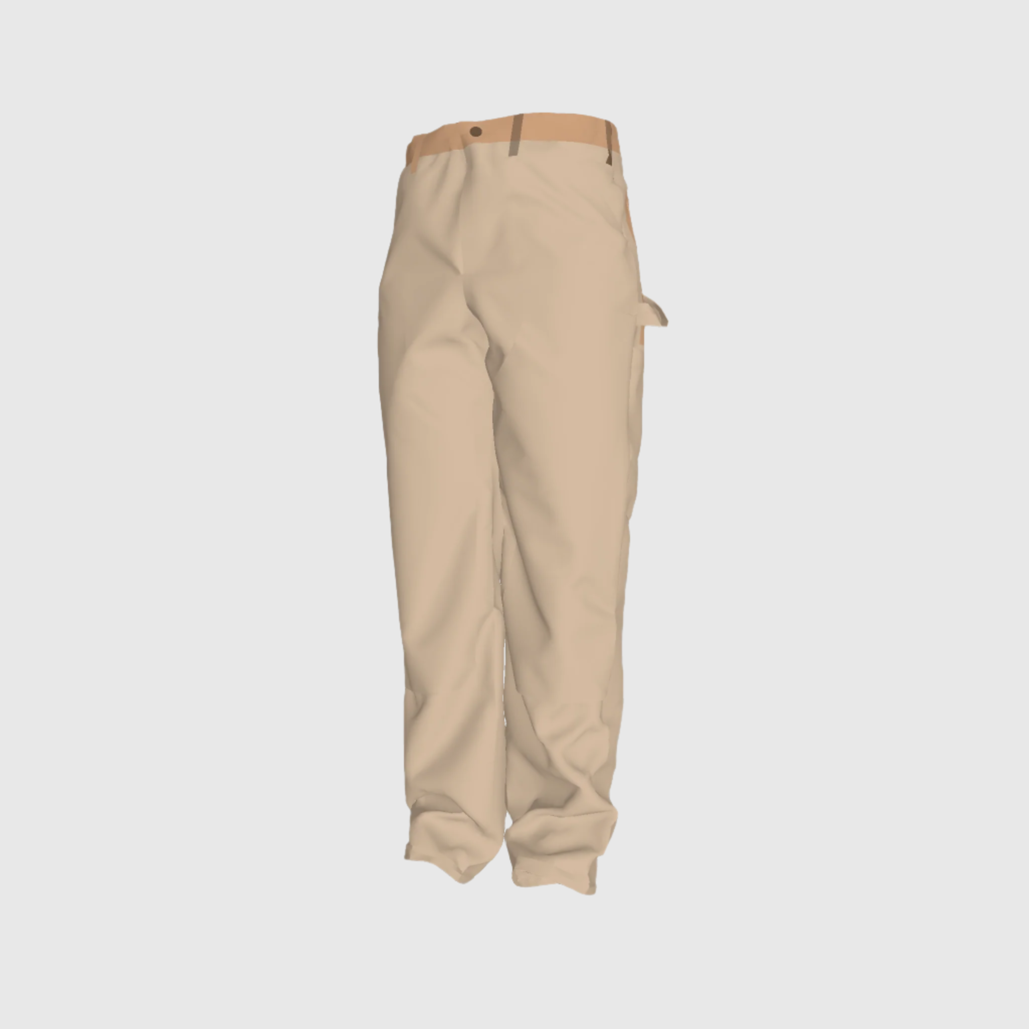 Mocha Big Pocket Boxy Trousers