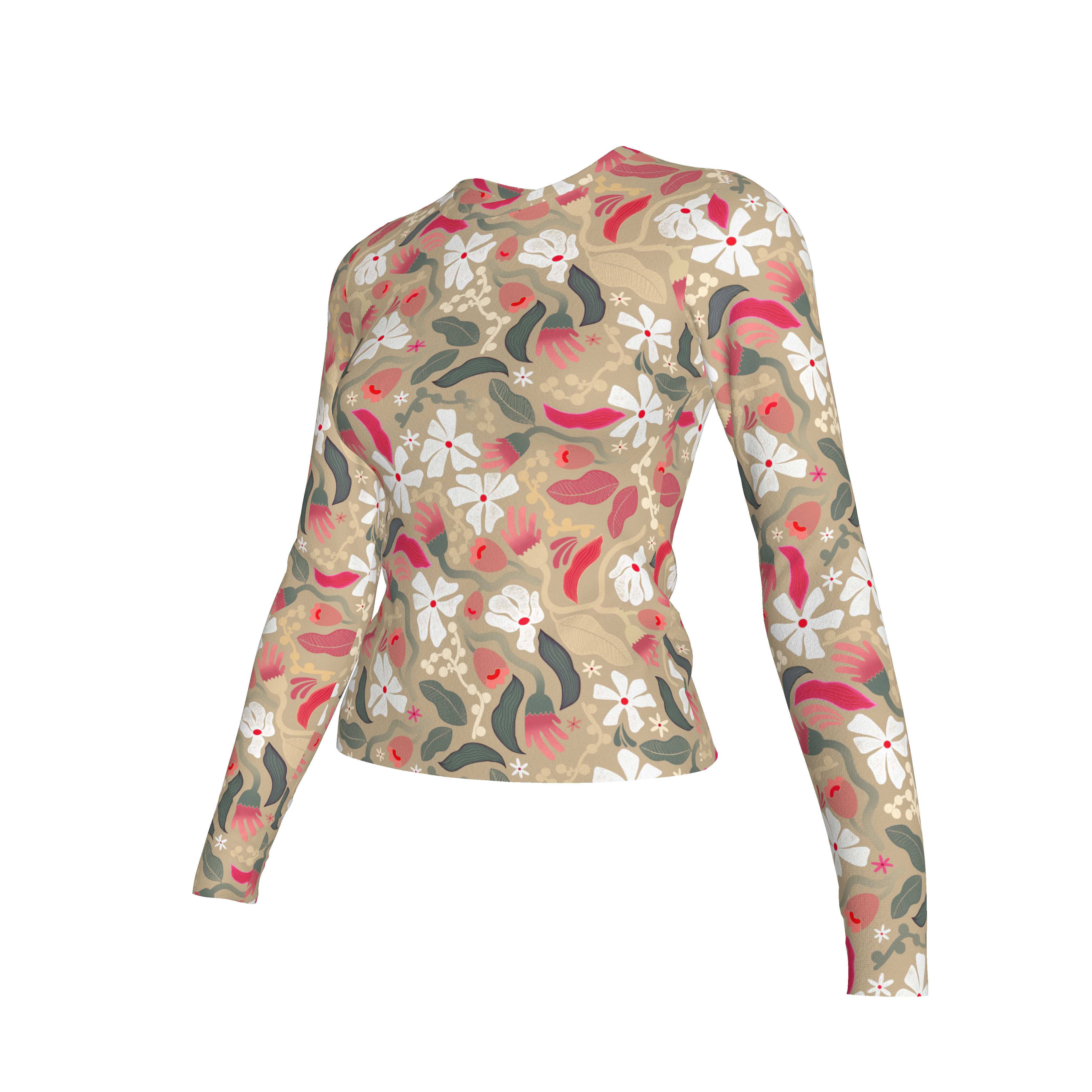 Toasted Flowers Long Sleeve