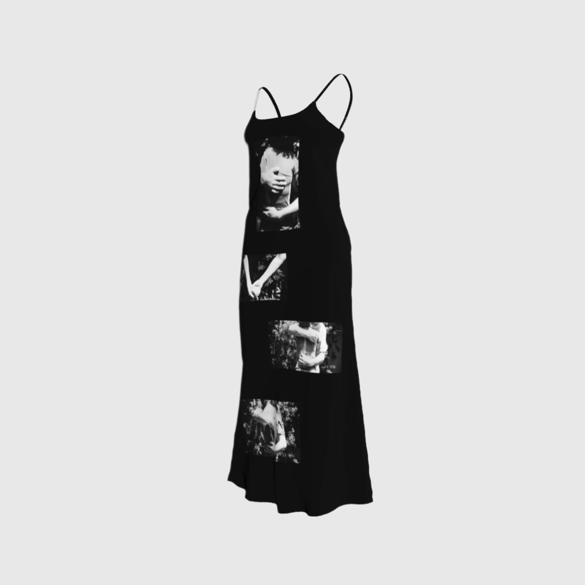 Abrazos Collage Slip Dress