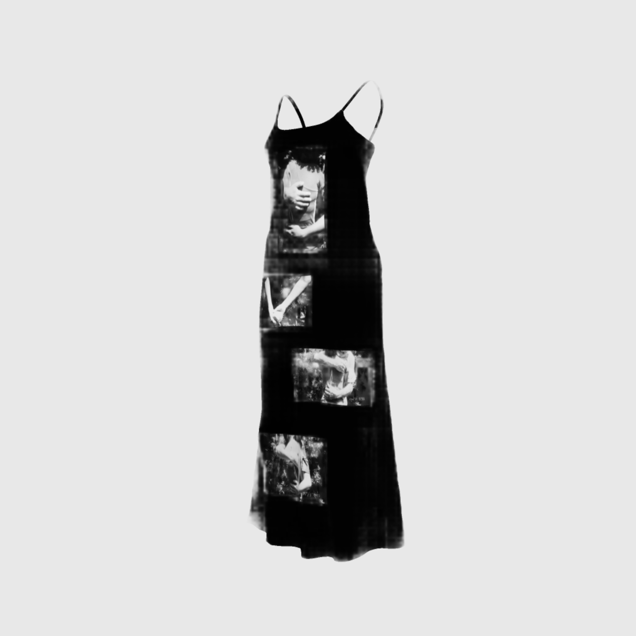 Abrazos Collage Slip Dress