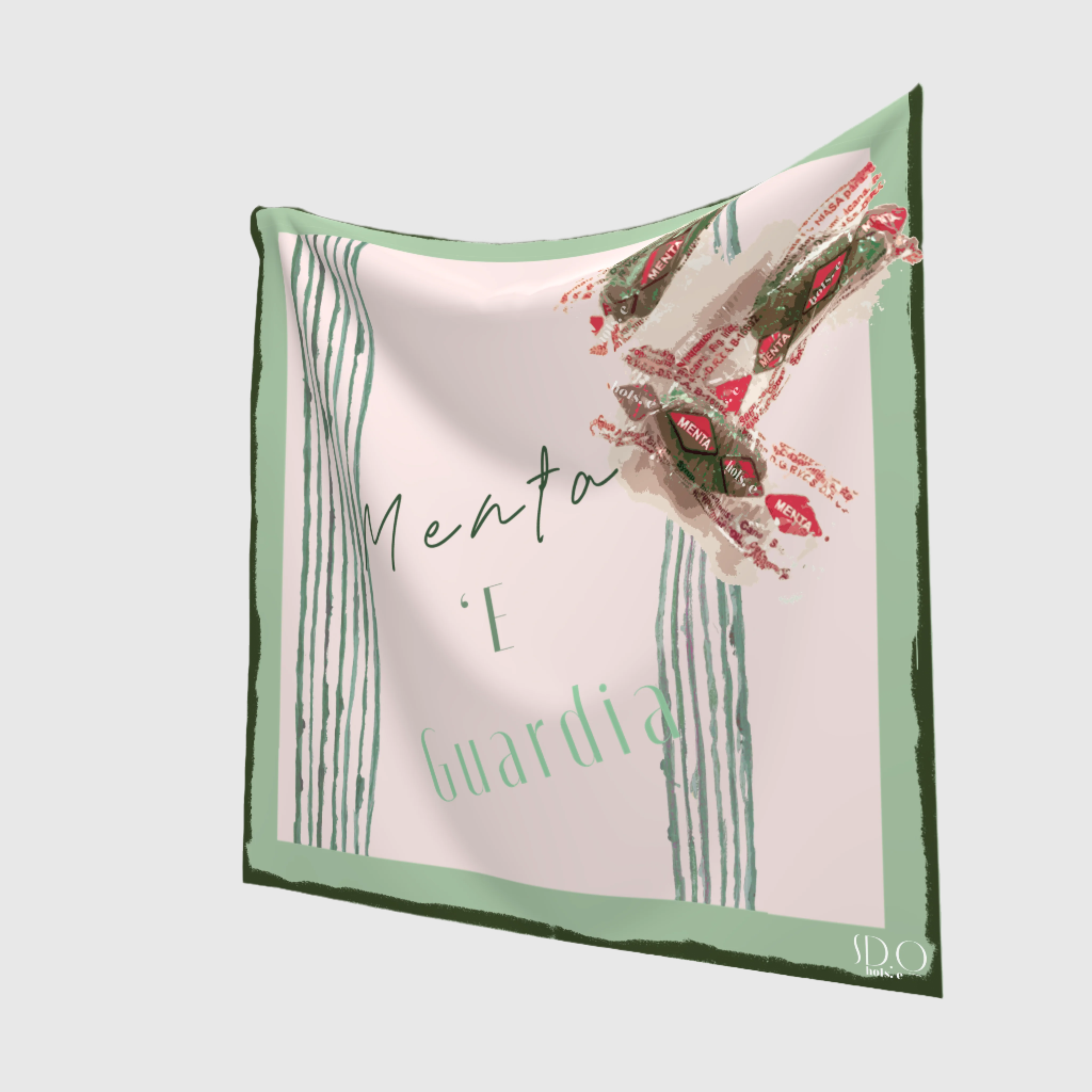 Menta e' Guardia Rosé Scarf