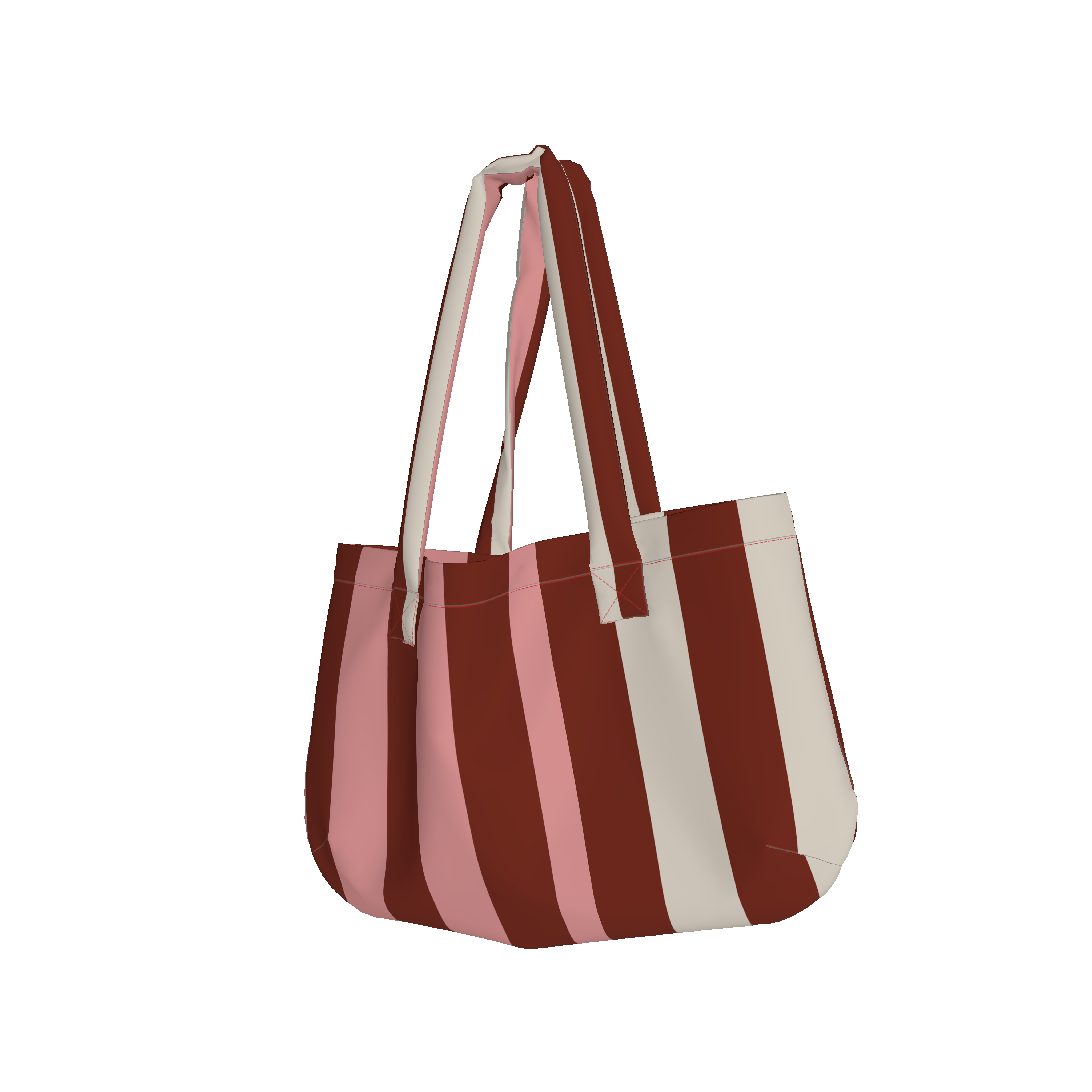 Funky Stripes Large Tote Bag