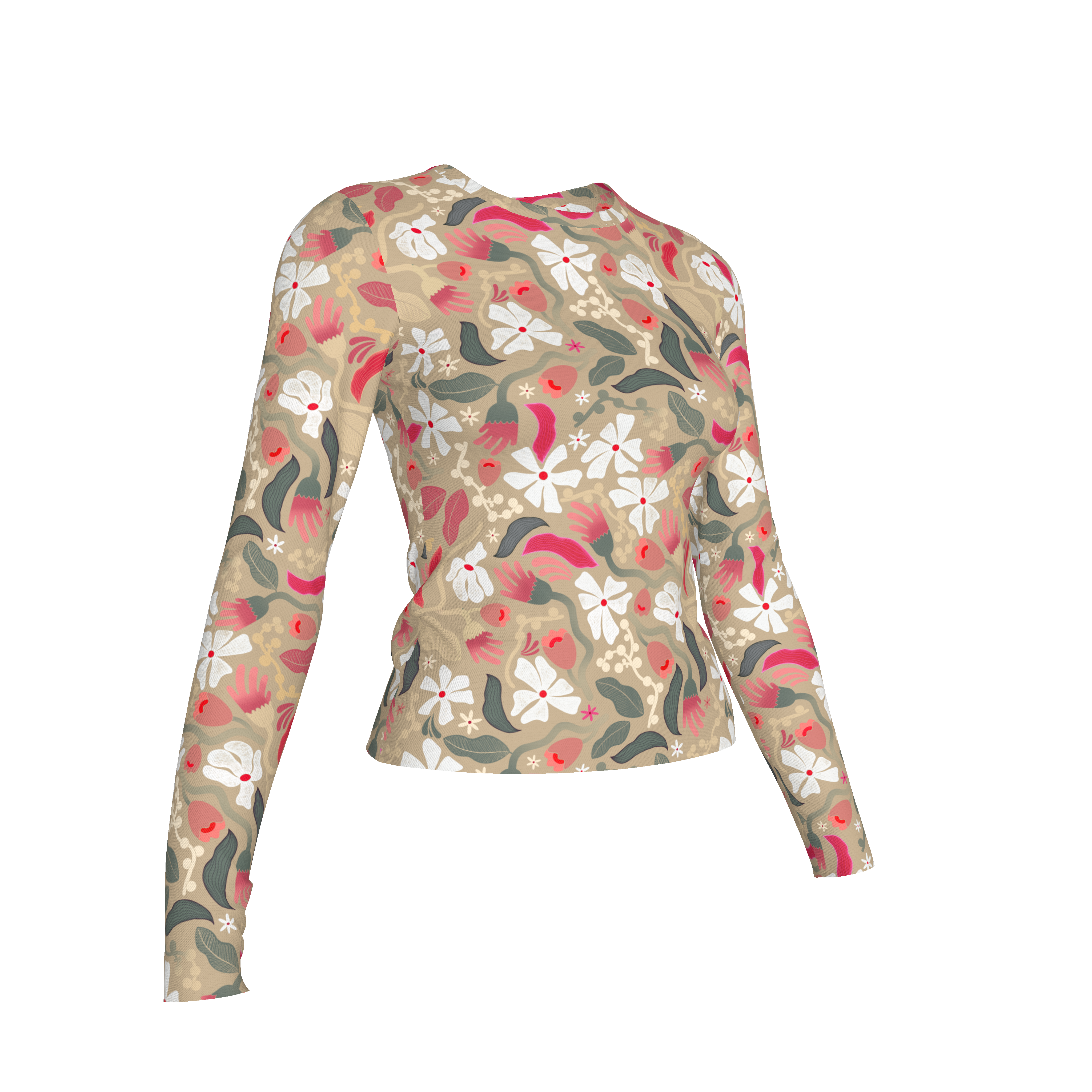 Toasted Flowers Long Sleeve