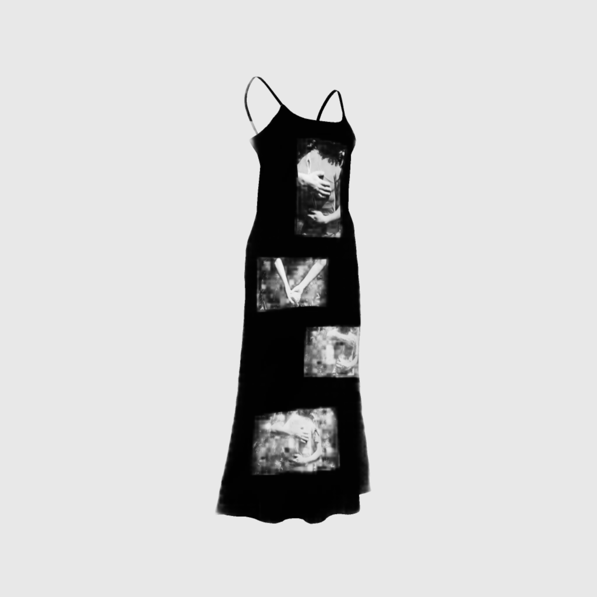 Abrazos Collage Slip Dress