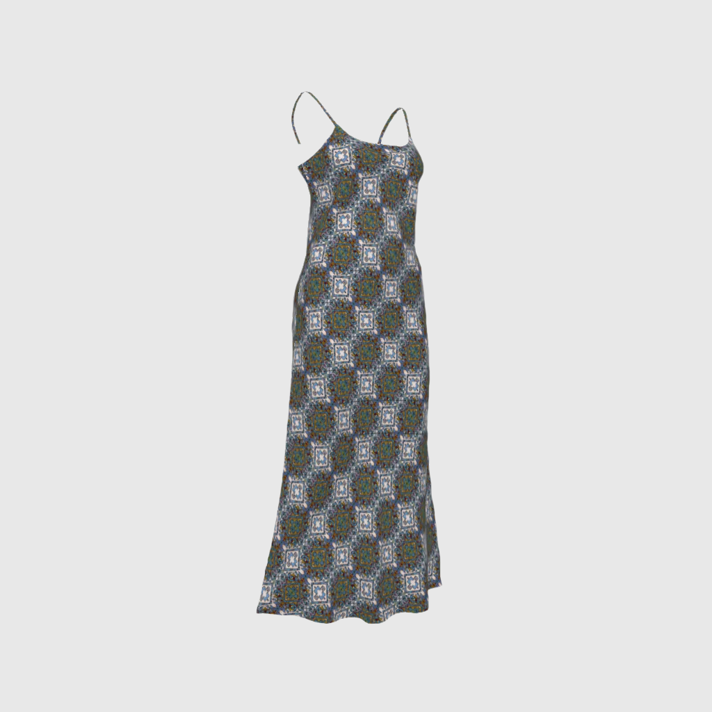 Slip Dress Colonial In El Conde Print