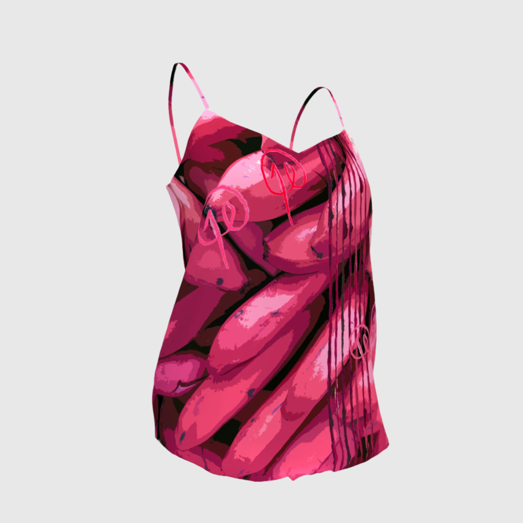 Pink APlatano' Stretch Cami