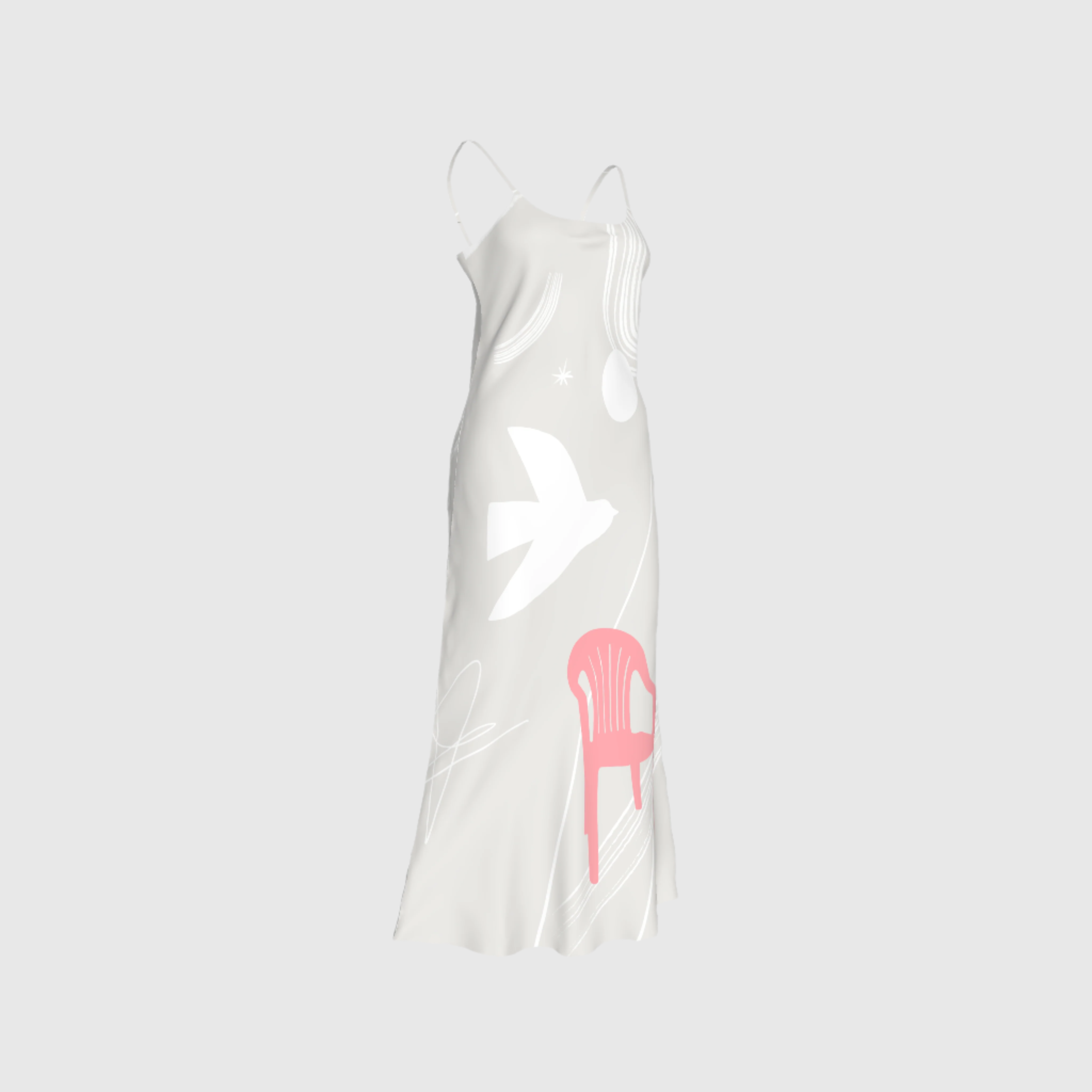 Sillita Slip Dress in Tencel Twill