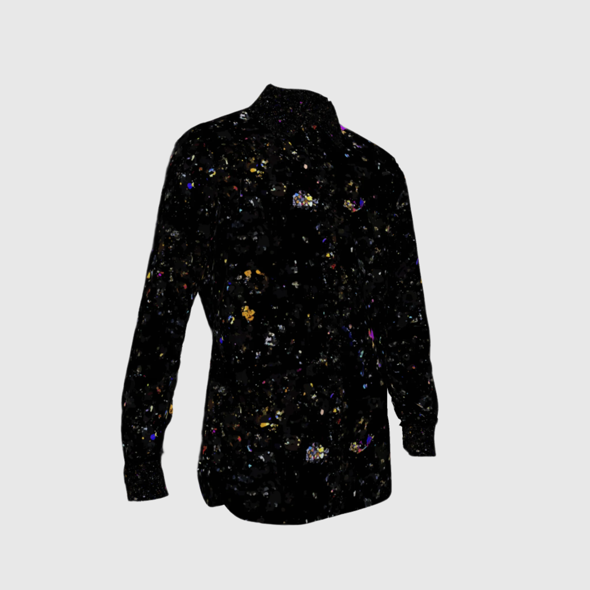 Long Sleeve Cosmic Glitter Shirt