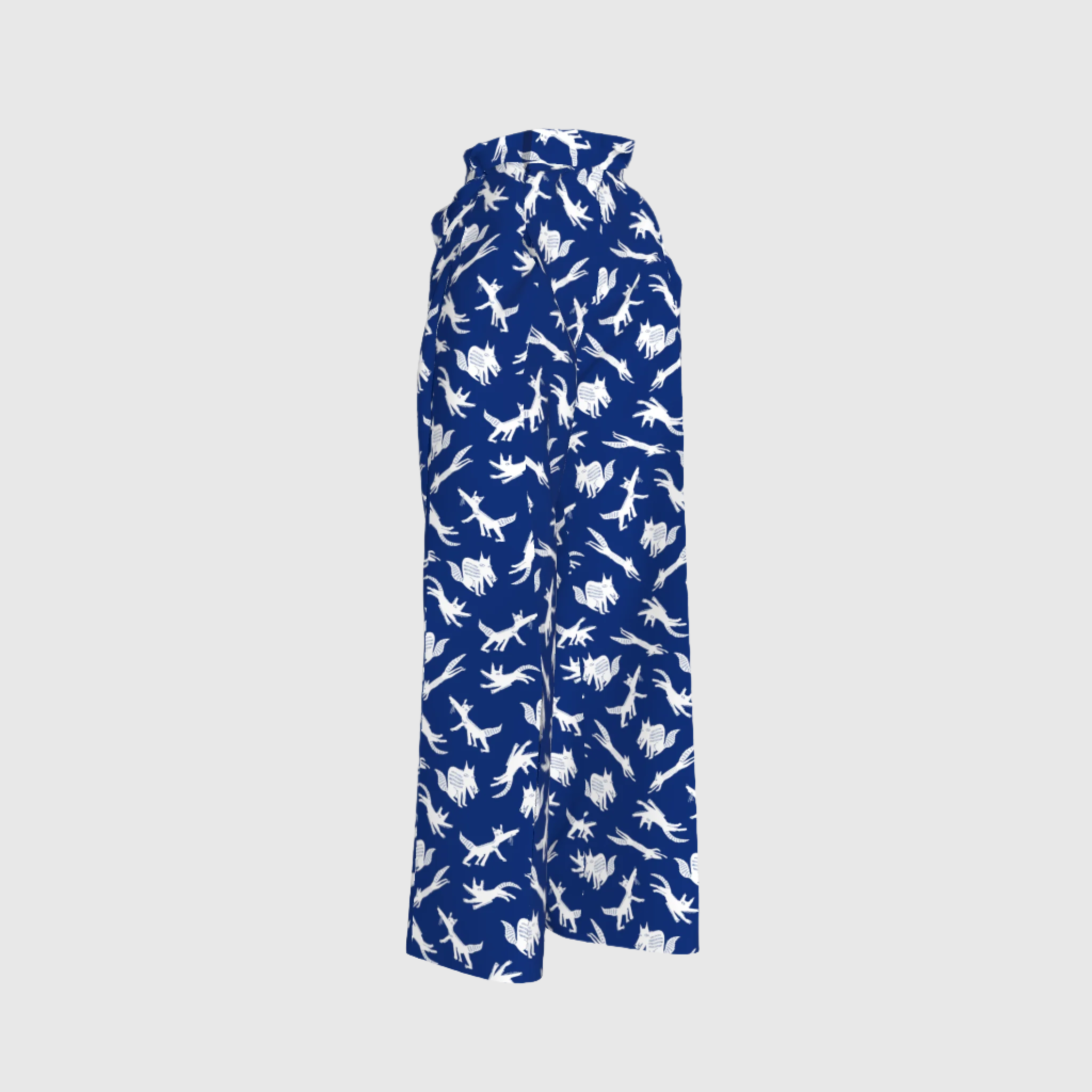 Blue Foxes Pleated Pants