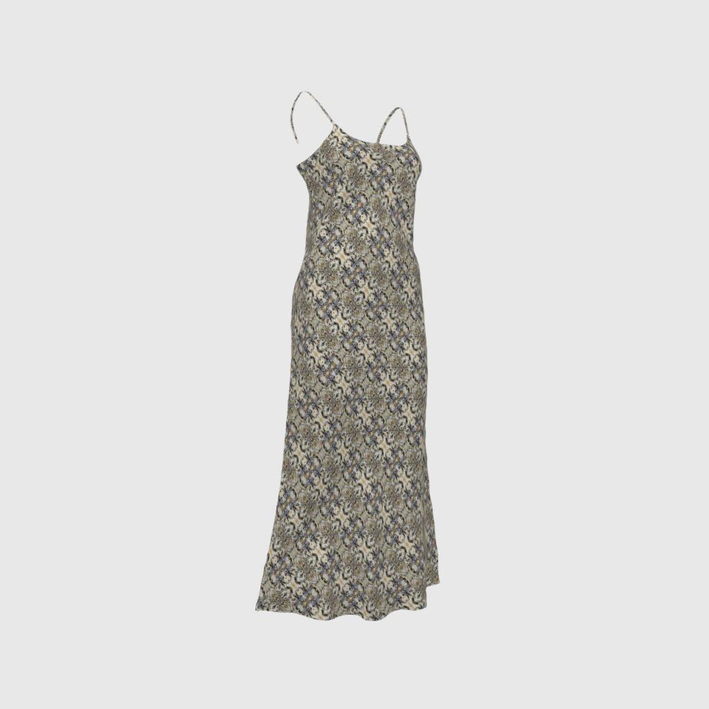 Slip Dress Colonial In Las Damas Print