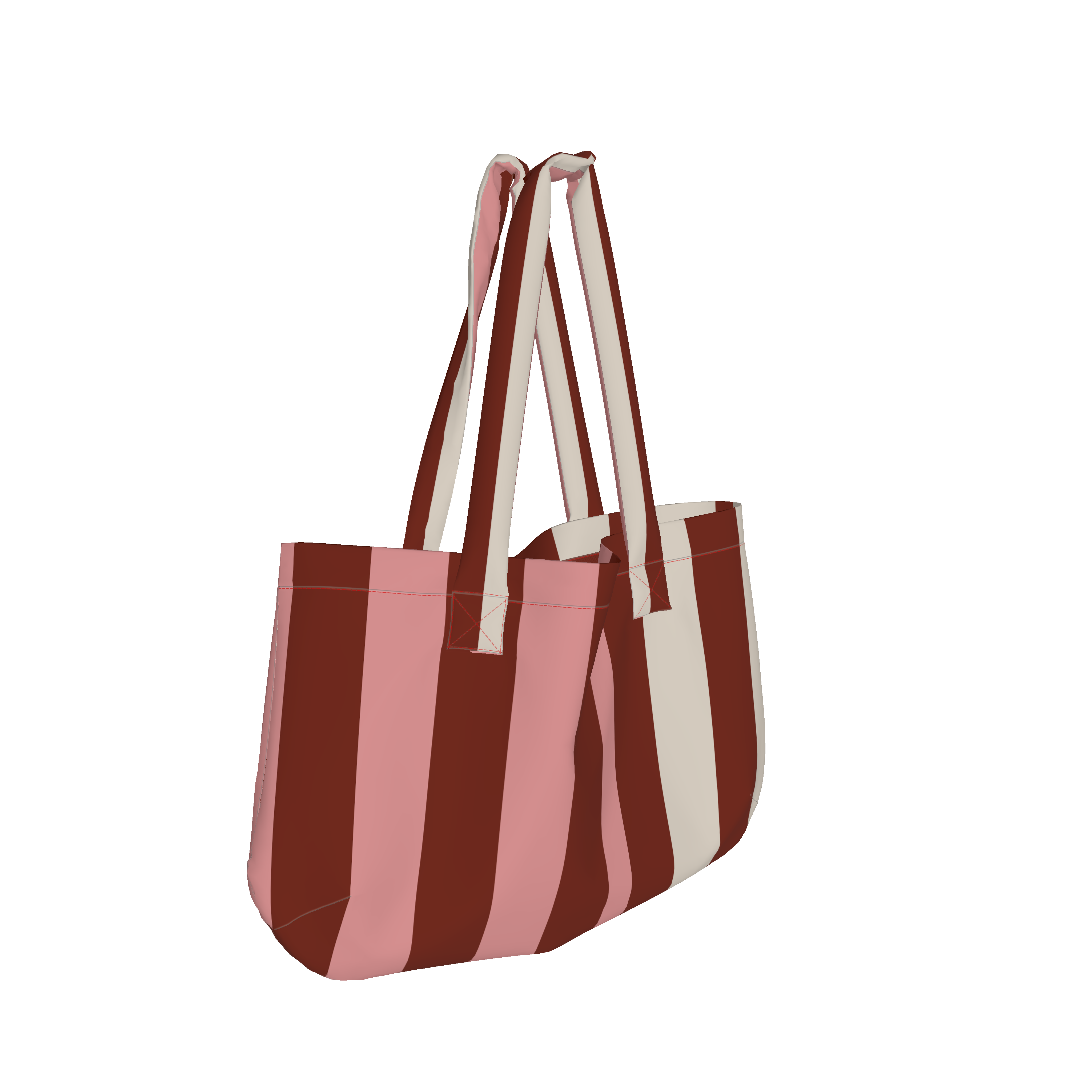 Funky Stripes Large Tote Bag