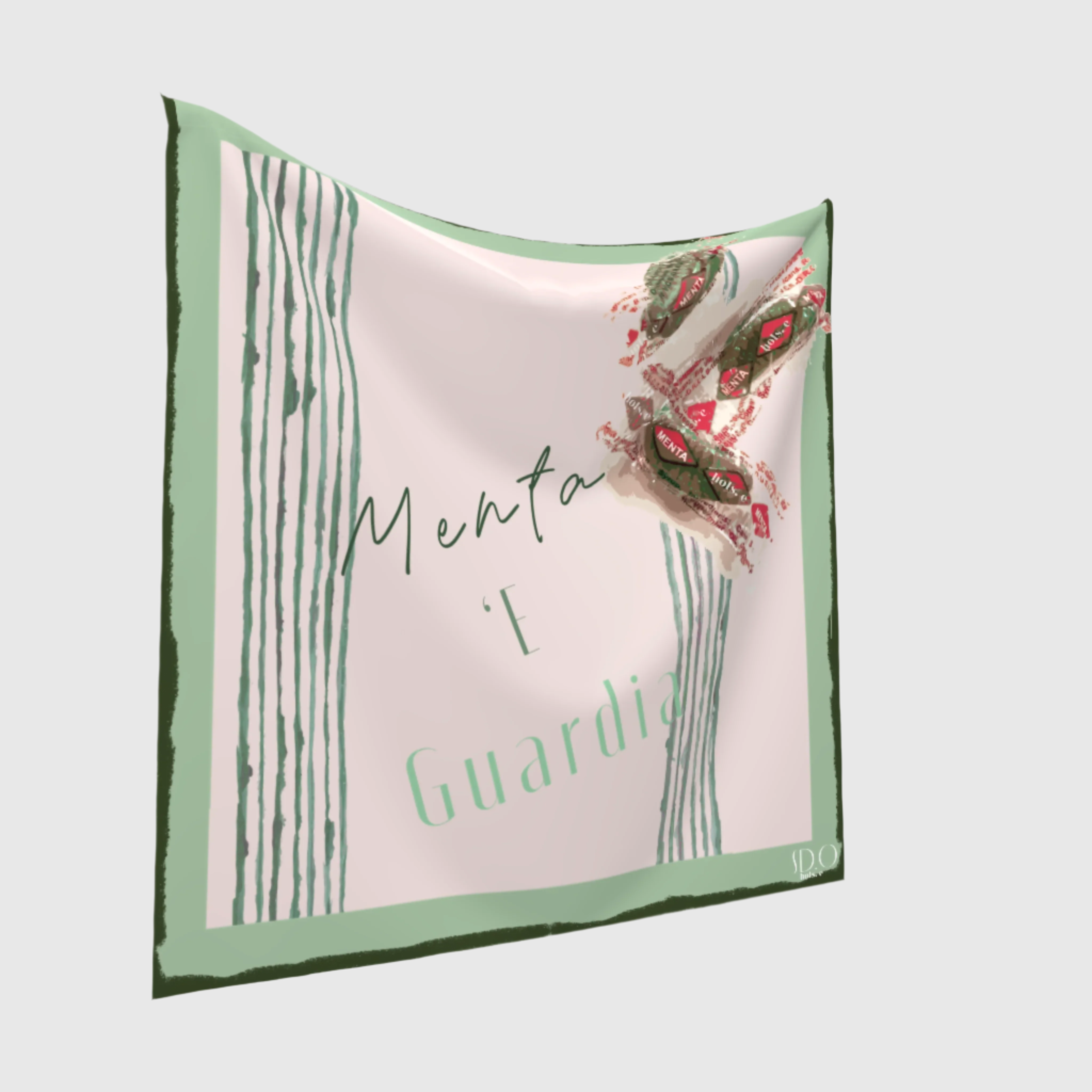 Menta e' Guardia Rosé Scarf